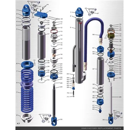 King Shocks 3.0 RS Reservoir End Cap Hose End -12 Orb (1-1/6-12 Thread)