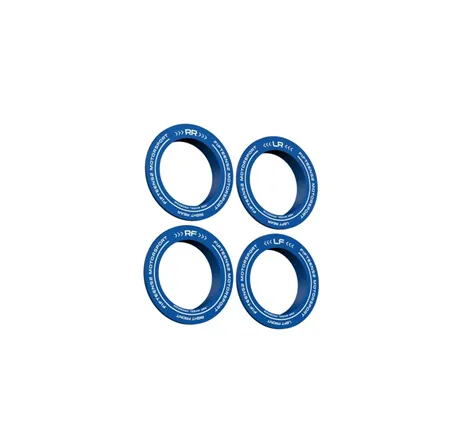 fifteen52 Holeshot RSR Center Ring - Corner Designation Set of Four - Blue