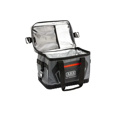 ARB Cooler Bag Charcoal w/ Red Highlights 15in L x 11in W x 9in H Holds 22 Cans