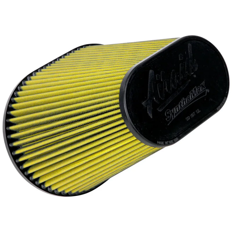 Airaid Universal Air Filter - Cone 6in FLG x 10-3/4x7-3/4in B x 7-1/4x4-3/4in T x 9in H Synthaflow