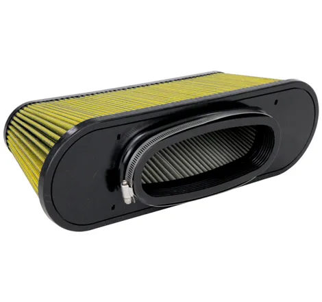 Airaid Universal Air Filter - 8-5/8in FLG x 17-9/16x5-9/16in B x 15-1/16x3-1/16in T x 6in H