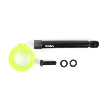 Perrin 10th Gen Civic SI/Type-R/Hatchback Tow Hook Kit (Rear) - Neon Yellow