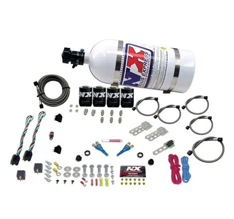 Nitrous Express GM EFI Dual Stage Nitrous Kit (50-150HP x 2) w/10lb Bottle