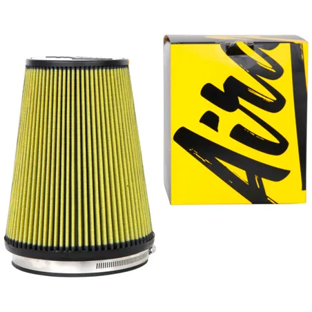 Airaid Universal Air Filter - Cone 6in Flange x 7-1/4in Base x 5in Top x 9in Height - Synthaflow