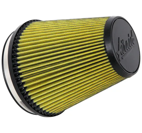 Airaid Universal Air Filter - Cone 6in Flange x 7in Base x 4-3/8in Top x 7in Height - Synthaflow