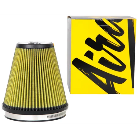 Airaid Universal Air Filter - Cone 6in Flange x 7in Base x 4-3/8in Top x 7in Height - Synthaflow