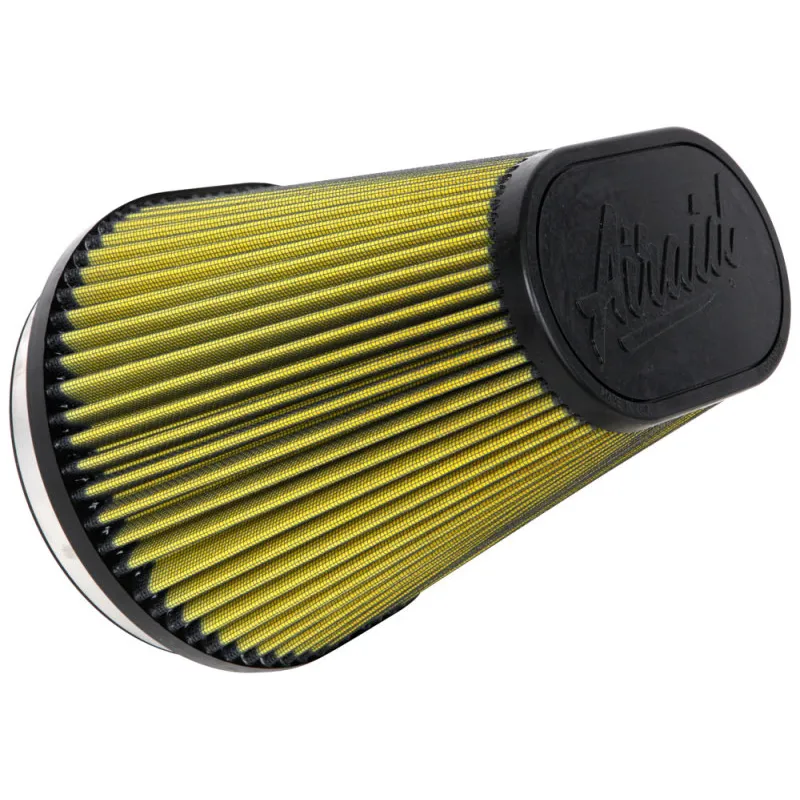 Airaid Universal Air Filter - Cone 6in F x 9x7-1/2in B x 6-3/8x3-7/8in T x 8in H - Synthaflow