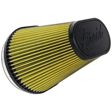 Airaid Universal Air Filter - Cone 6in F x 9x7-1/2in B x 6-3/8x3-7/8in T x 8in H - Synthaflow