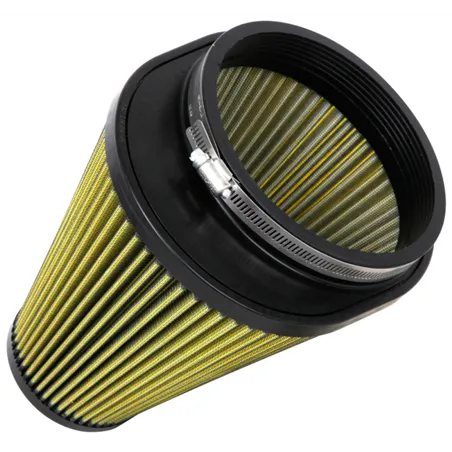 Airaid Universal Air Filter - Cone 6in F x 9x7-1/2in B x 6-3/8x3-7/8in T x 8in H - Synthaflow