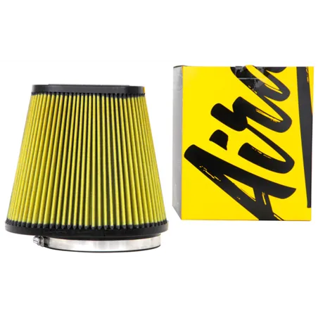 Airaid Universal Air Filter - Cone 6in F x 9x7-1/2in B x 6-3/8x3-7/8in T x 8in H - Synthaflow