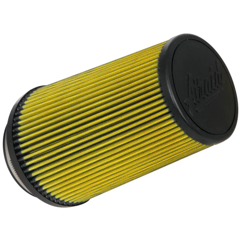 Airaid Universal Air Filter - Cone 4in Flange x 6in Base x 4-5/8in Top x 9in Height - Synthaflow