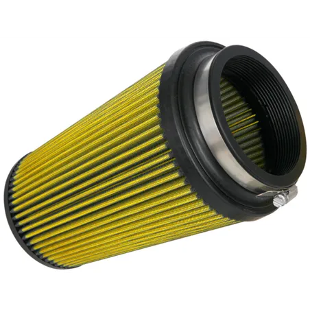 Airaid Universal Air Filter - Cone 4in Flange x 6in Base x 4-5/8in Top x 9in Height - Synthaflow