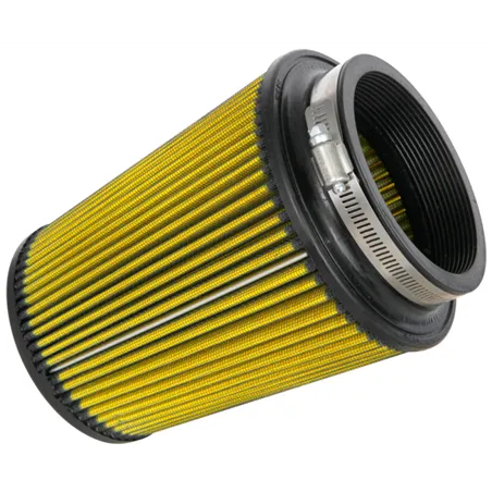 Airaid Universal Air Filter - Cone 4in Flange x 6in Base x 4-5/8in Top x 7in Height - Synthaflow