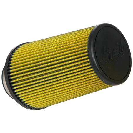 Airaid Universal Air Filter - Cone 3-1/2in Flange x 6in Base x 4-5/8in Top x 9in Height - Synthaflow