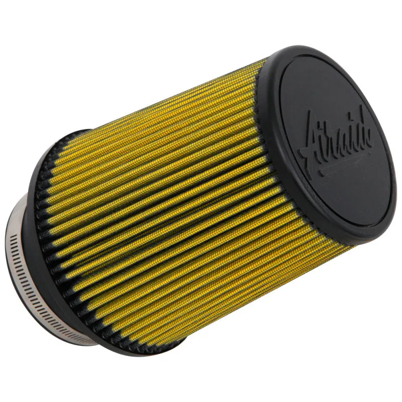 Airaid Universal Air Filter - Cone 4in Flange x 6in Base x 4-5/8in Top x 7in Height - Synthaflow