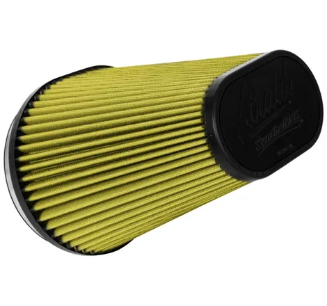 Airaid Universal Air Filter - Cone 6in FLG x 9-1/2x7-1/2in B x 6-3/8x3-3/4in Tx9-1/2in H Synthamax