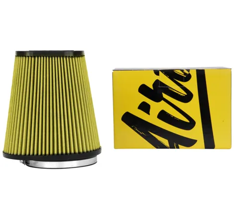 Airaid Universal Air Filter - Cone 6in FLG x 9-1/2x7-1/2in B x 6-3/8x3-3/4in Tx9-1/2in H Synthamax