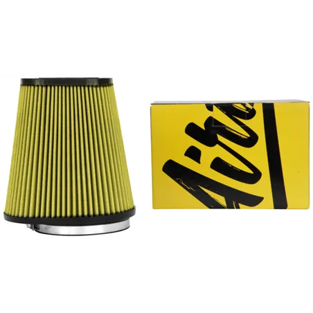 Airaid Universal Air Filter - Cone 6in FLG x 9-1/2x7-1/2in B x 6-3/8x3-3/4in Tx9-1/2in H Synthamax