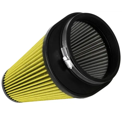 Airaid Universal Air Filter - Cone 6in FLG x 9-1/2x7-1/2in B x 6-3/8x3-3/4in Tx9-1/2in H Synthamax