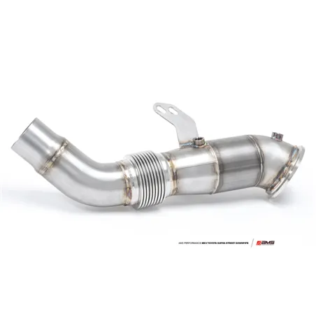 AMS Performance 2020+ Toyota Supra A90 Street Downpipe w/GESI Catalytic Converter