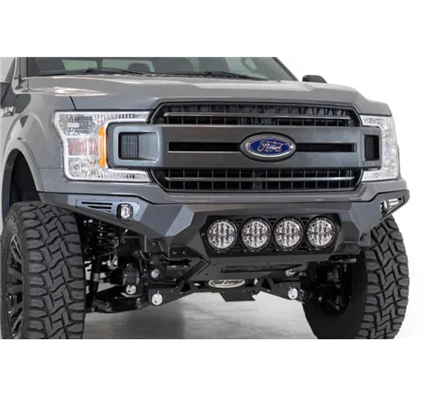 Addictive Desert Designs 18-20 Ford F-150 Bomber Front Bumper w/ 4 Rigid 360 6IN Mounts