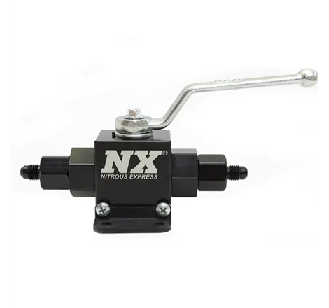 Nitrous Express Lightweight Billet In-Line Valve 1.5in I.D (4AN Fitting)