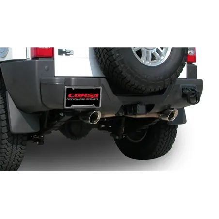 Corsa 2006-2008 Hummer H3 3.5L Polished Sport Cat-Back Exhaust