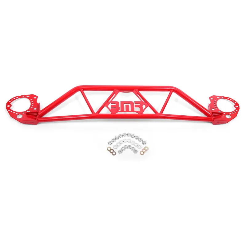 BMR 15-20 Ford Mustang Front Twin Tube Design Strut Tower Brace - Red