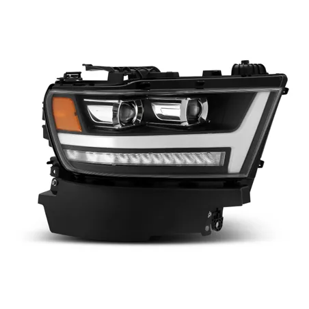 AlphaRex 19-20 Ram 1500HD PRO-Series Proj Headlight Plnk Style Blk w/Activ Light/Seq Signal/Plnk DRL