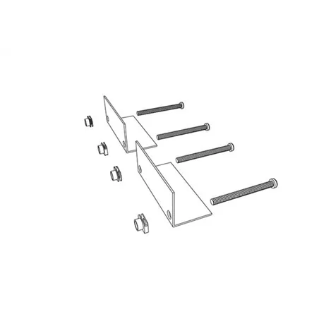 BAK BAKBox2 Clamping Brackets (AB) Qty 2 (w/ U-Nuts & Screws)