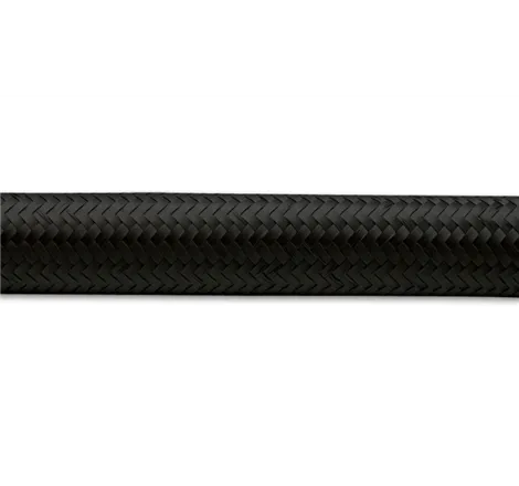 Vibrant -16 AN Black Nylon Braided Flex Hose (10 foot roll)