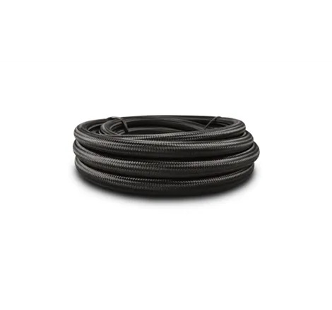 Vibrant -16 AN Black Nylon Braided Flex Hose (10 foot roll)