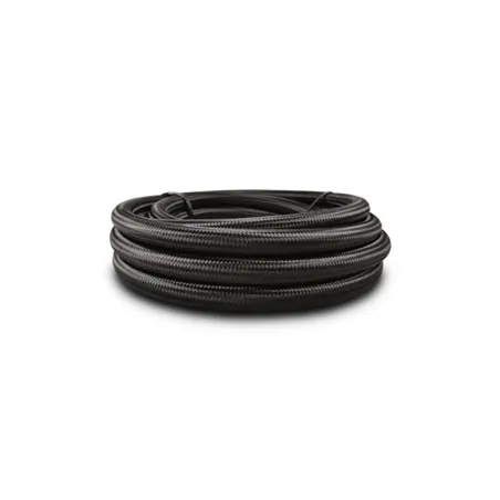 Vibrant -16 AN Black Nylon Braided Flex Hose (10 foot roll)