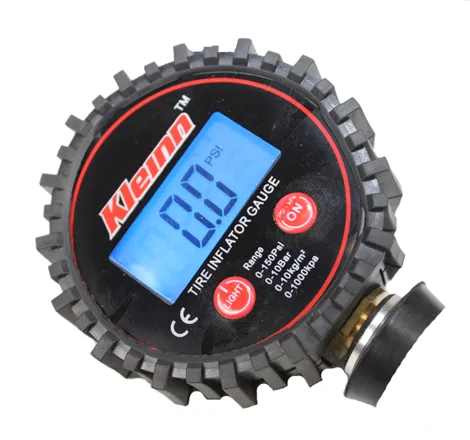 Kleinn Digital Tire Inflator w/ Gauge/ Bleed Valve/ / Locking Chuck 0-160 PSI