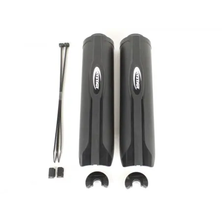 Daystar 2.0 Shock Guard Pair - Black - Fits Daystar/Procomp/Tuff Country/Rancho/Skyjacker Shocks