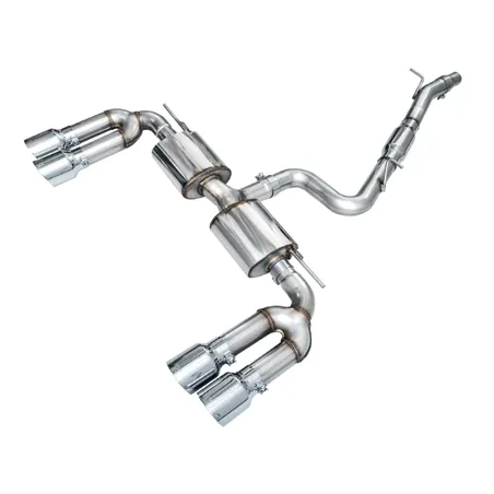 AWE 22-24 Audi 8Y S3 Touring Edition Exhaust - Chrome Silver Tips