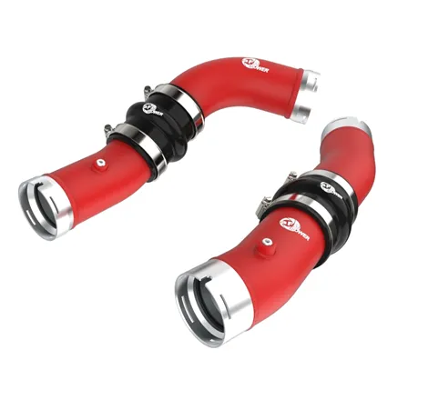 aFe 2024+ Toyota Tacoma BladeRunner  2.5in & 3in Aluminum Hot & Cold Charge Pipe Kit - Red