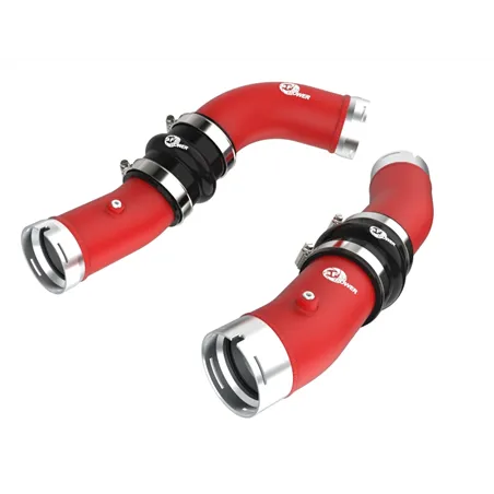 aFe 2024+ Toyota Tacoma BladeRunner  2.5in & 3in Aluminum Hot & Cold Charge Pipe Kit - Red