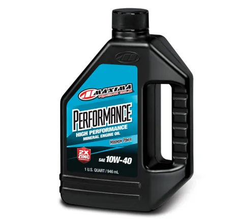 Maxima Performance Auto Performance 10W-40 Mineral Engine Oil - Quart