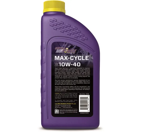 Royal Purple Max-Cycle Synthetic 10W-40 Motorcycle Oil - 1 Quart