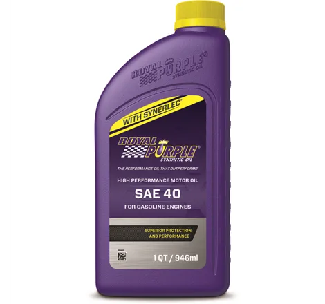 Royal Purple Premium Synthetic High Performance Straight-Grade SAE 40 Motor Oil - 1 Quart