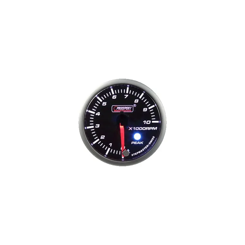 Prosport 52mm Analogue Tachometer Gauge with Peak Recall Prosport - 3