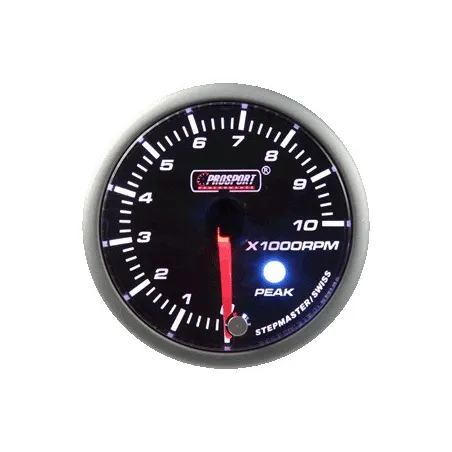 Prosport 52mm Analogue Tachometer Gauge with Peak Recall Prosport - 3