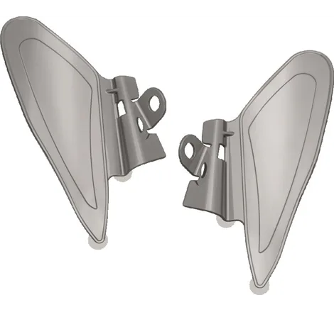 Kuryakyn Saddle Shields Heat Deflectors 14-Up Indian Models(excluding Scout) Smoke