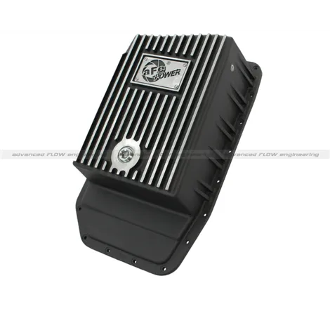 aFe Power Transmission Pan Black Machined 09-14 Ford 6R80 F-150 Trucks