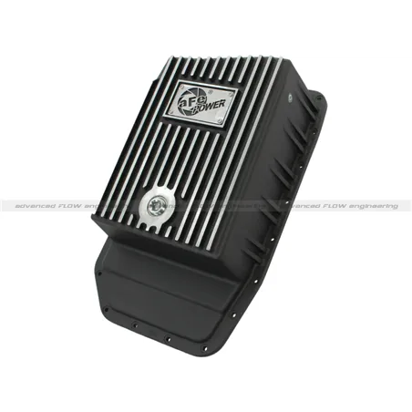 aFe Power Transmission Pan Black Machined 09-14 Ford 6R80 F-150 Trucks