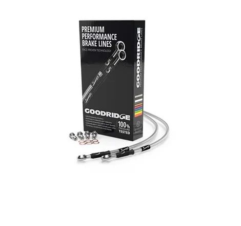 Goodridge 88-90 Honda VFR750RJ-RL RC30 Clear Clutch Lines