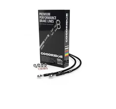 Goodridge 87-92 Honda CBR1000FH-FN Clutch Black Clutch Lines