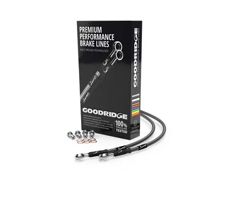 Goodridge 89-03 Honda ST1100 Clutch INC TCS Carbon Clutch Lines