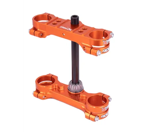 XTrig 21-23 GasGas MC 65/ Husqvarna TC 65/ KTM 65 SX ROCS Tech Clamp Offset 22 mm. - Orange